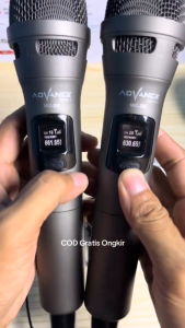 Microphone Duet Karaoke Profesional ADVANCE MIC 209 | Mic Duet Karaoke Advance Tanpa Kabel Mic-209 Bisa Di Charger USB Type C | Jangkauan Suara Luas Dan Jernih | Gallery Audio
