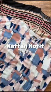 Kaftan Motif Jumbo Rayon Premium Wanita Dewasa Kekinian