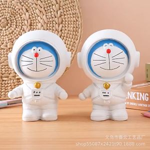 Mô Hình Tượng Doraemon Phi Hành Gia Siêu Đẹp Cao 16cm Có Lỗ Làm Heo Đất Tiết Kiệm Tiền Mô Hình Decor Trang Trí
