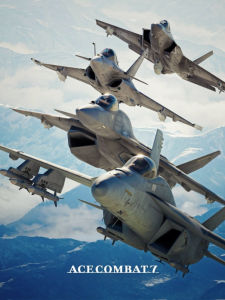 Bandai | Ace Combat Game Series Oil Painting By Numbers Modern Wall Decor for Living Room Bedroom Perfect Gift No Frame