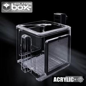 Aquarium Fish Tank Acrylic Isolation Box Stainless Steel Mesh Pneumatic Spawning Incubation Box Ornamental Breeding Room Small