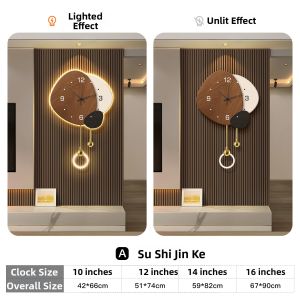CTYLIGHTZ | Perpetual Calendar Digital Wall Clock