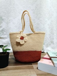 กระเป๋า กระเป๋าถือ กระเป๋าถักโครเชท์