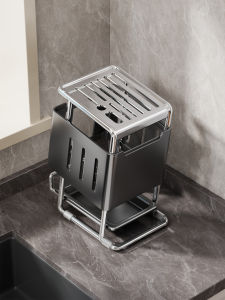 Home Stainless Steel Multifunctional Draining Knife Rack