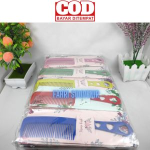 Souvenir Murah Pernikahan Khitanan Ulang Tahun Nikah Sisir Besar Lobang 3 Kemasan Plastik Alas Isi 100pcs