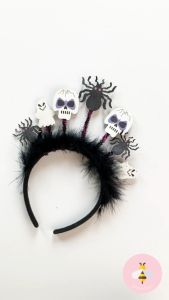 Pinky Bee Bando Halloween Laba-laba: Pakaian & Aksesoris Halloween Anak