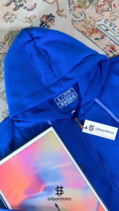 Urbanstrict - Jacket Zipper Polos Biru