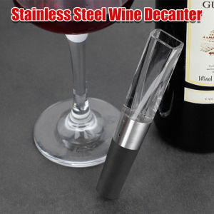 Mini Wine Filter Air Intake Bottle Pourer Aerator Universal 2 IN 1 Wine Decanter Fast Decanter Stainless Steel