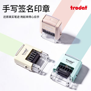 Custom Handwriting Signature Portable Auto-Press Self-Inking Stamp