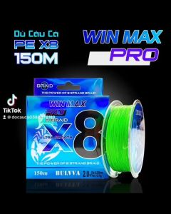 Dây Dù Câu Cá PE X8 WINMAX PRO (JAPAN) 150m - DD150M017