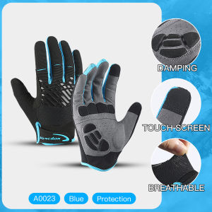MTB Mens Cycling Gloves Motorcycle Accessories Gloves Guantes Ciclismo Bicycle Touchscreen Breathable Full Finger Bike Gloves