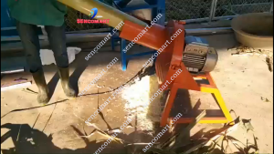 Lưỡi dao làm bằng nhíp cán siêu bền gắn máy băm chuối mịn