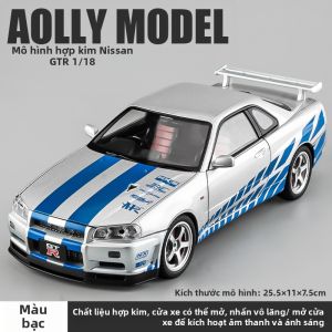 Mô Hình Xe Thể Thao Nissan GTR 1:18