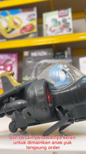 Mainan Anak PLANE WARPLANE 665-18 Mainan Pesawat Lampu Pesawat Suara Pesawat Bisa Jalan Mainan Anak Perempuan - Mainan Anak Laki Laki