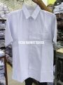 Baju Kemeja Putih Polos Pria Wanita CPNS P3K Training Kerja Formal Kantor Kuliah Seragam Sekolah Lengan Pendek Panjang. 