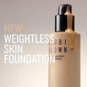 Bobbi Brown Weightless Skin Foundation SPF 15 PA++ | Long-Wear 24 Hour Moisture Natural Matte Oil-Control