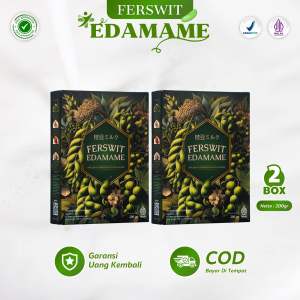 Ferswit Susu Edamame Jepang Untuk Kolesterol Asam Urat Nyeri Sendi & Tulang 100% Original Paket 2 Box