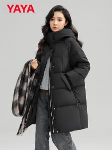 YAYA | Women New Fall/Winter Fashion Hooded Warm Thickened Down Jacket