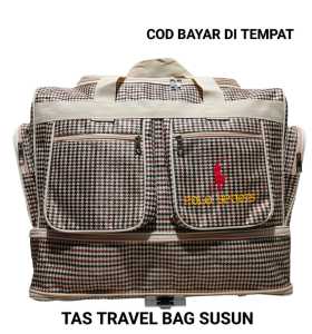 TRAVEL BAG POLO SPORT SUSUN KANTONG DUA / TAS PAKAIAN POLO SPORT / TAS BAJU