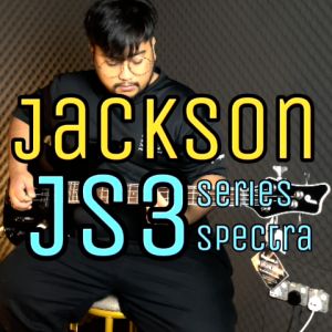 Jackson JS Series Spectra JS3 Bass Guitar Laurel FB Gloss Black (JS-3 / JS 3 BK )