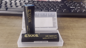 【Manila In-Stock Inventory ENOOK Rechargeable Battery 18650 3600mAh 3.7V Li-ion Flat 35A 100% Original
