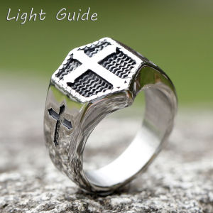 2023 New 316L Stainless Steel cross Ring For Man Women Good Polished Vintage Jewelry Party Gift free shipping