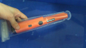 Tas Plastik Anti Air Untuk Alat Pendeteksi Emas kecil Genggam
