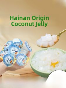 Coconut Fruit Jelly Pearls Small Pack Snack for Tea Shop Commercial Use Meat Type Jelly Pearl Tea Shop Essential Raw Material