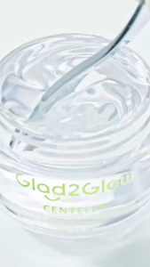 GLAD2GLOW Centella Allantoin Soothing Gel Moisturizer 100g Soothes Redness Calms Acne & Strengthens Skin Barrier