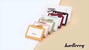 Baellerry Dompet Pendek Lipat Kartu Card Holder Kulit Premium IBLY065
