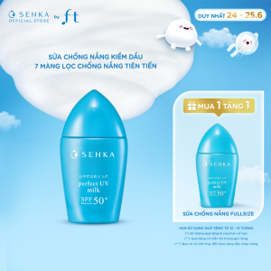 Kem chống nắng Kiềm Dầu dạng sữa Senka Perfect UV Milk 40ml