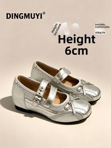 DINGMUYI | Height-Increasing Lightweight Ballet Mary Janes 6cm