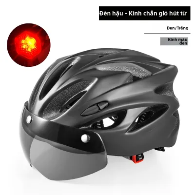 ROGYTO | Mũ Bảo Hiểm Đạp Xe Có Kính Chống Nắng Unisex Một Mảnh