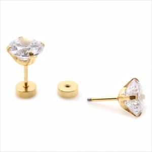 Mariasz Minimalist 20G 3-8mm Tiny Stainless Steel Flatback Stud Earrings for Women Men Cartilage Tragus 0.8mm Piercings Jewelry