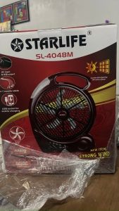 Kipas with Built-in Radio+LEDs Rechargeable (Fan+Radio+Led Light+Power bank) (4 in1 System Fan)