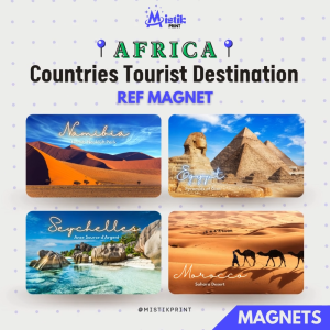 [ AFRICA ] Countries (Part 1 of 2) Tourist Destination Ref Magnet Fridge Magnet Collectibles Travel