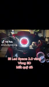 Vòng LED Mắt quỷ đủ màu dùng chế bi cầu led cho ô tô  và xe máy