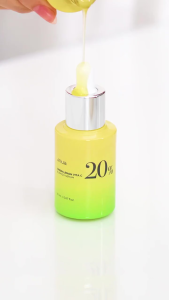 Anua Green Lemon 56% Vitamin C 20% Serum 20ml 56% Green Lemon Extract 20% Ascorbic Acid Formula Brightening Dark Spot Reduction Blemish Care Even Skin Tone for Dull Skin Daily Use Gentle Non-Sticky Fast-Absorbing Korean Skincare