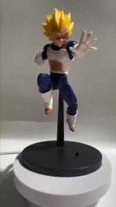 Bandai | 18cm Anime Dragon Ball Figure Goku Vegeta Figure Super Saiyan Figurine Statue Model PVC Collection Desktop Action Figure Toy Kid