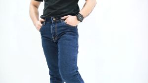 Gizmo - Denim Pants Slimfit Blue Wash Jeans Stretch