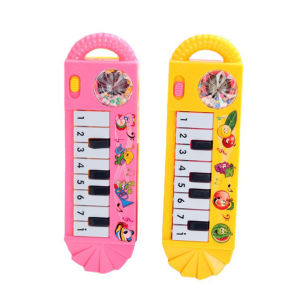 【Hàng mới】 Đồ chơi bàn phím điện tử cho trẻ mới biết đi nhạc cụ 8 phím cho trẻ em học tập và giải trí với màu sắc tươi sáng