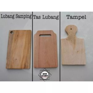 talenan kayu halus mahoni 15x25cm