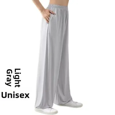 Loose Fit Modal Tai Chi Pants Mens Yoga Wear Casual Loose Leggings for Martial Arts And Fitness Training Elderly Friendly
