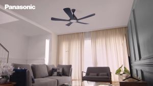 Panasonic F-m15gc Ceiling Fan Wifi 5 Blade (60") F-m15gcvbksh