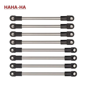 Stainless Steel Chassis Tie Rod 275mm Wheelbase Links Set with M4 Rod Ends for 1/10 RC Crawler 275WB SCX10 D90 TF2 DIY Part