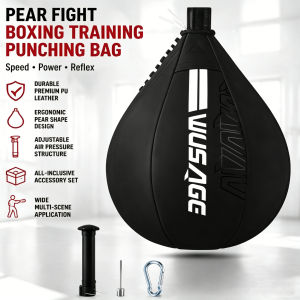 High Quality Pear Fight Boxing Training Punching Bag Fitness Muay Thai Reaction Speed Ball Pear Inflatable Boxing Bag Equipment