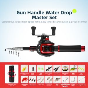 HEIZHU | Mini Telescopic Fishing Rod Portable Sea Tackle