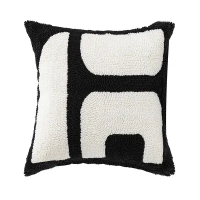 YOULI | Luxury Black and White Retro Pillow Covers for Living Room Sofa