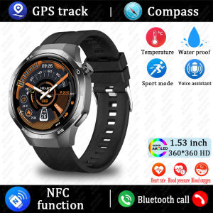 2025 New Watch 5 MAX Smart Watch HD AMOLED Screen NFC GPS Tracker Bluetooth Call Waterproof Sports Health Smartwatch Men Women