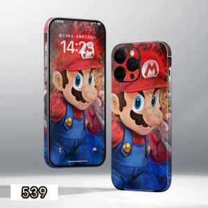 Relief Style iPhone Back Sticker Full Cover Personalized Creative Retro Design for Apple 16/15/14/13/12 Mobile Phone Membrane